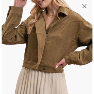 Women's Mine Corduroy Jacket - Olive